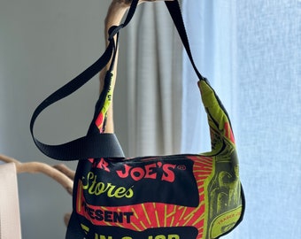 Upcycled Crescent Bag - Made to Order w/FREE SHIPPING <3