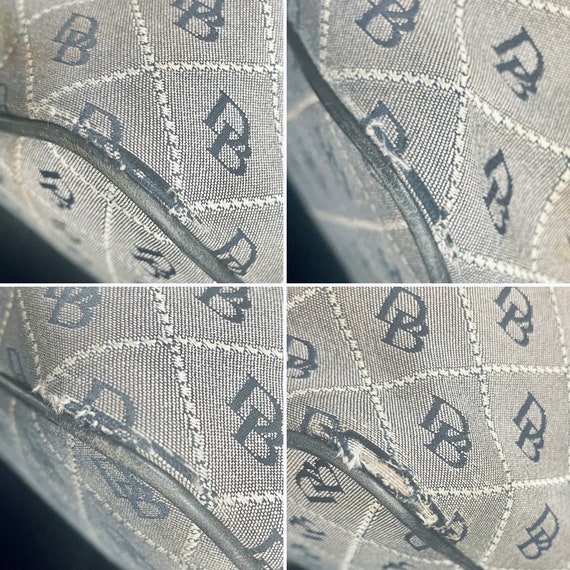 Dooney & Bourke Monogram Drawstring Bucket Tote B… - image 6