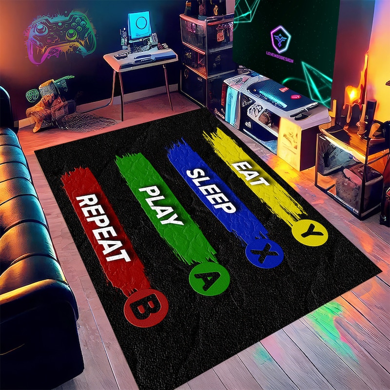 Gaming Rugs - Etsy