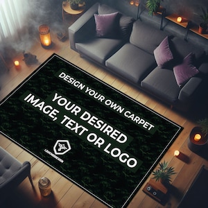 Custom Rug, Custom Image Rugs, Custom Rug with Your Logo, Custom Rug for Business, Personalized Carpet,Your Rug, Area Rug,Personalized Decor