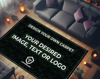 Alfombra con imagen personalizada, alfombra de terciopelo personalizada
