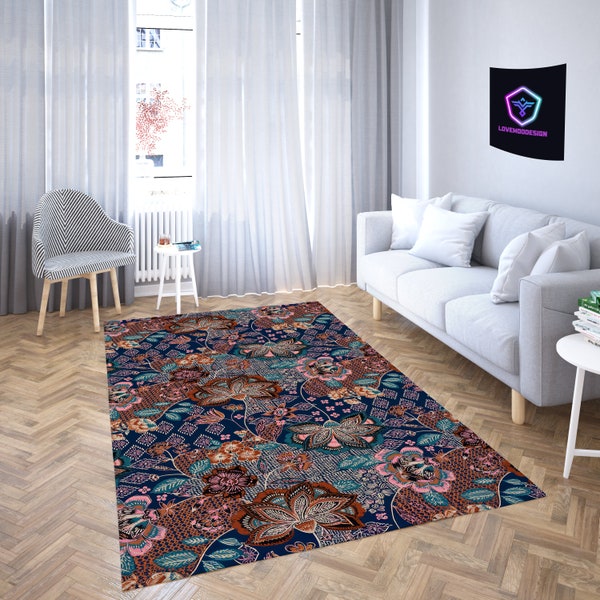 Living room rug, Classic Motifs Rug, Non Slip Carpet, Kilim Themed Rug , Machine Washable Carpet,  Safavieh Area Rugs,  Persian Themed Rug