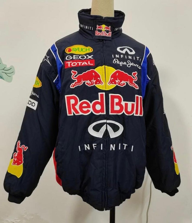 Red Bull Racing Jacket,formula 1 Racing Jacket Vintage,bomber Jacket ...