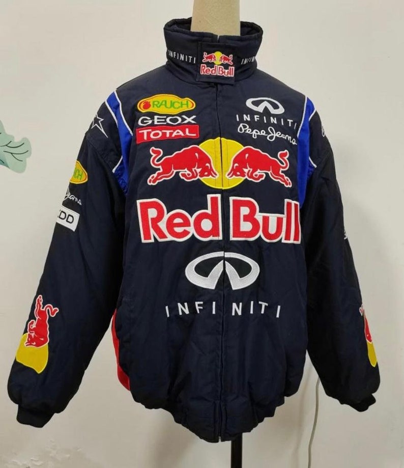 Red Bull Racing Jacket,formula 1 Racing Jacket Vintage,bomber Jacket