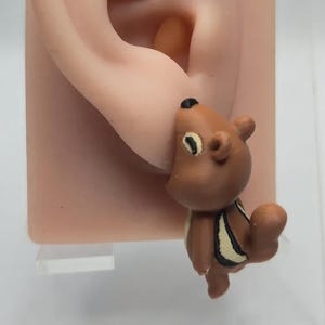 Squirrel Earrings – Cute Animal Jewelry, Woodland Gift for Nature Lovers
