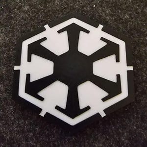 Sith Order Coaster – Star Wars Dark Side Emblem Drink Mat for Sci-Fi Fans
