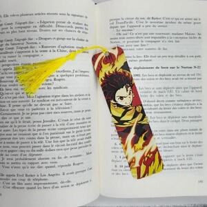 Tanjiro Demon Slayer Bookmark – Anime Fanart Design – Manga Gift for Anime Fans – Tanjiro Gift