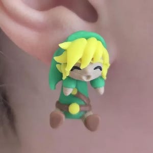 Link Earrings – The Legend of Zelda Inspired Jewelry, Cute Gamer Gift
