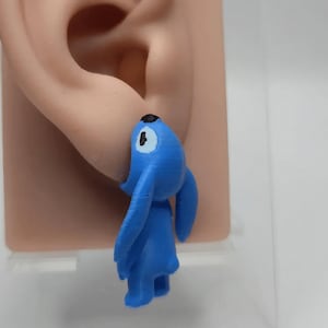Boucles d&#39;oreilles Stitch - De jolis bijoux extraterrestres bleus, des clous d&#39;oreilles amusants en dessin animé, un cadeau unique pour les fans