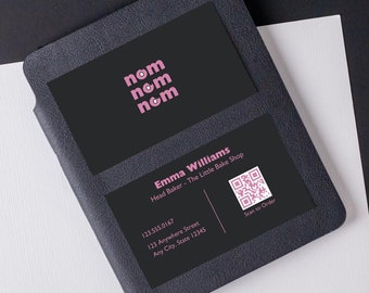 Unique Business Card Template for Modern Bakery Business