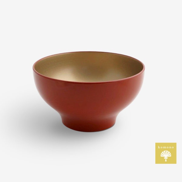 Japanese golden rice bowl｜Echizen Lacquerware｜Japanese traditional handicrafts｜Made by Japanese craftsmen