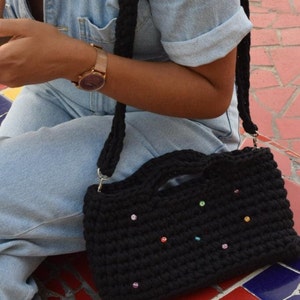 SMILE CROCHET BAG