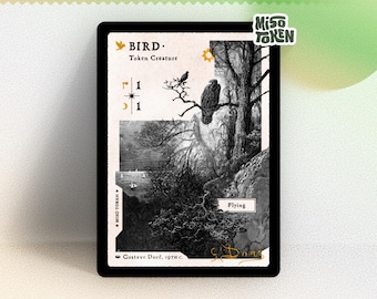 1/1 Bird Token for MTG Magic