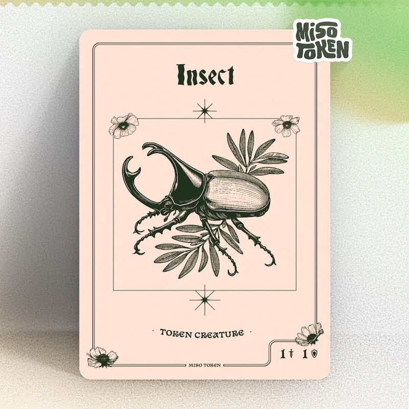 Black Insect Mtg - Etsy UK
