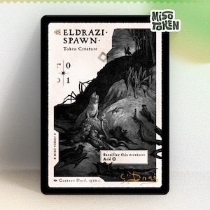 Eldrazi Spawn Token for MTG Magic