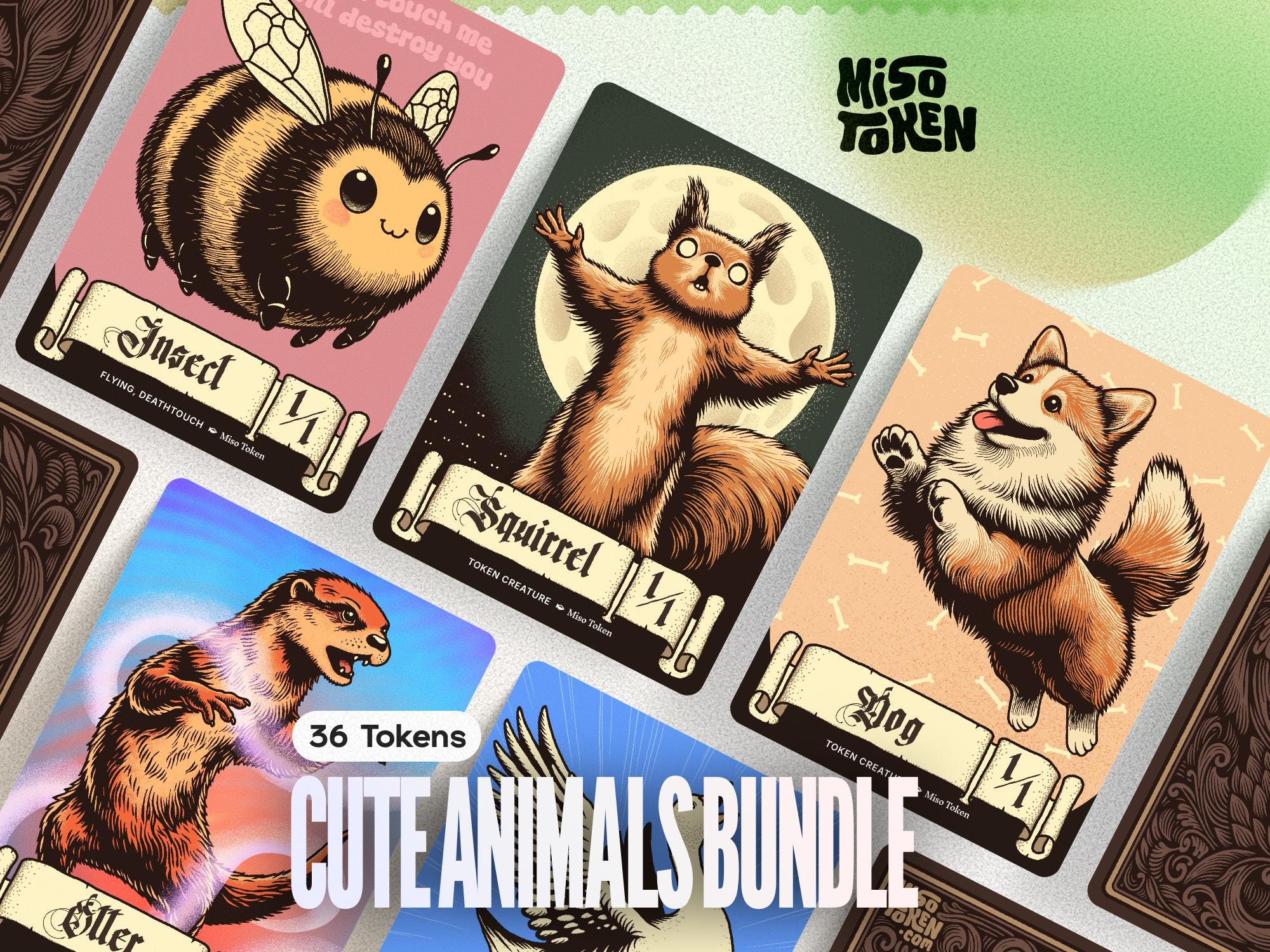 Mtg token set - Etsy 日本