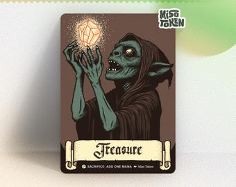 Treasure Token for MTG Magic