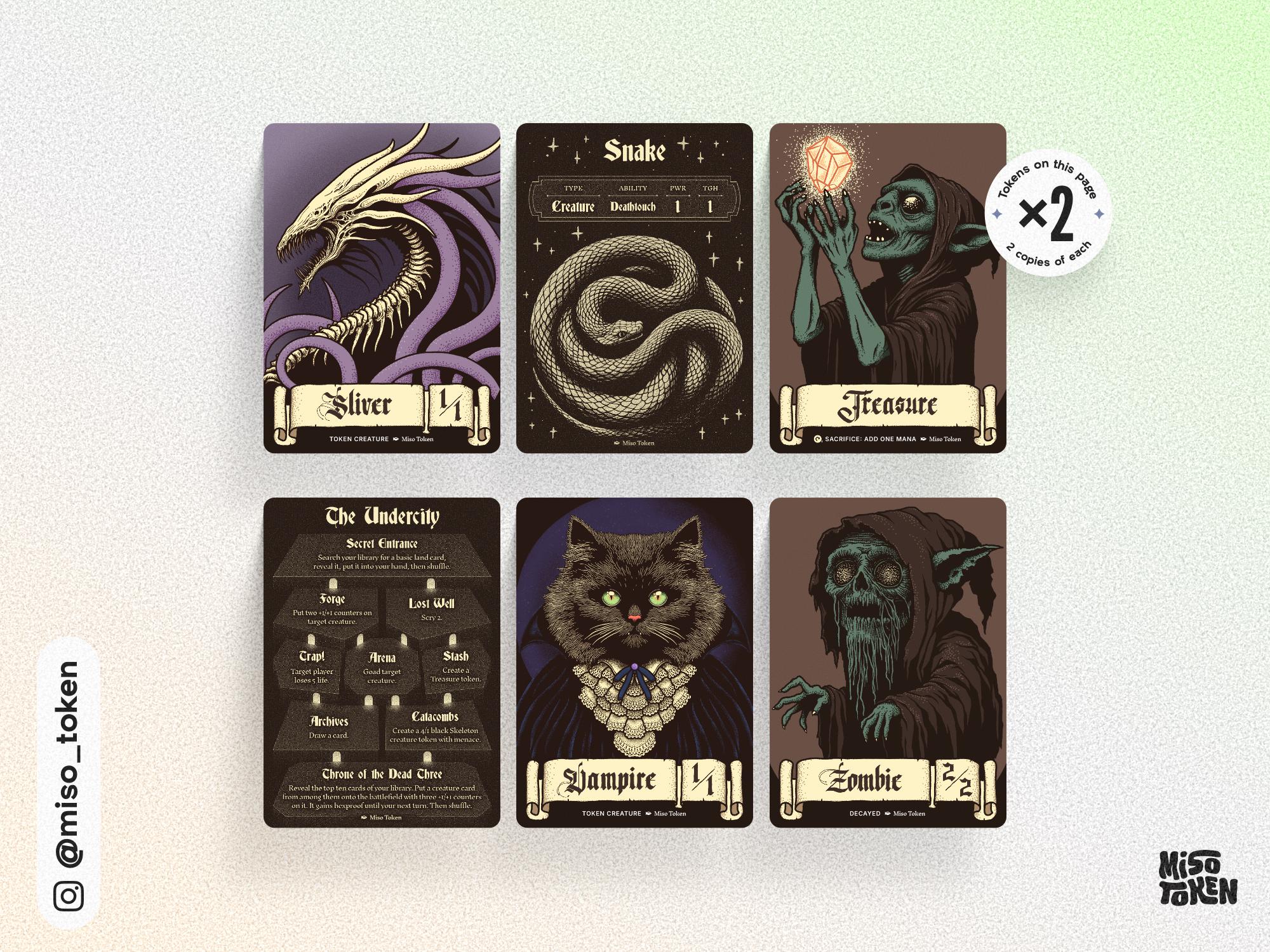 mtg token cards for sale Amazon.com: Magic: The Gathering Starter Commander Deck - Token Triumph  (Green-White) | Ready-to-Play Deck for Beginners and Fans | Ages 13+ main image 1
