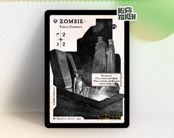 2/2 Zombie with Decayed Token for MTG Magic