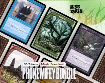 36× Lands Bundle phonewifey Collab — Custom Cards for Magic EDH Commander
