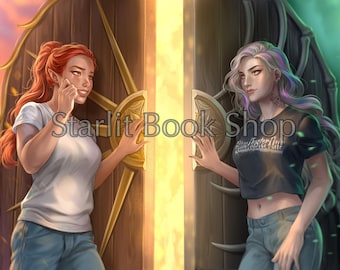 Officially Licensed Bryce x Danika 5x7 print - Crescent City by Sarah J. Maas