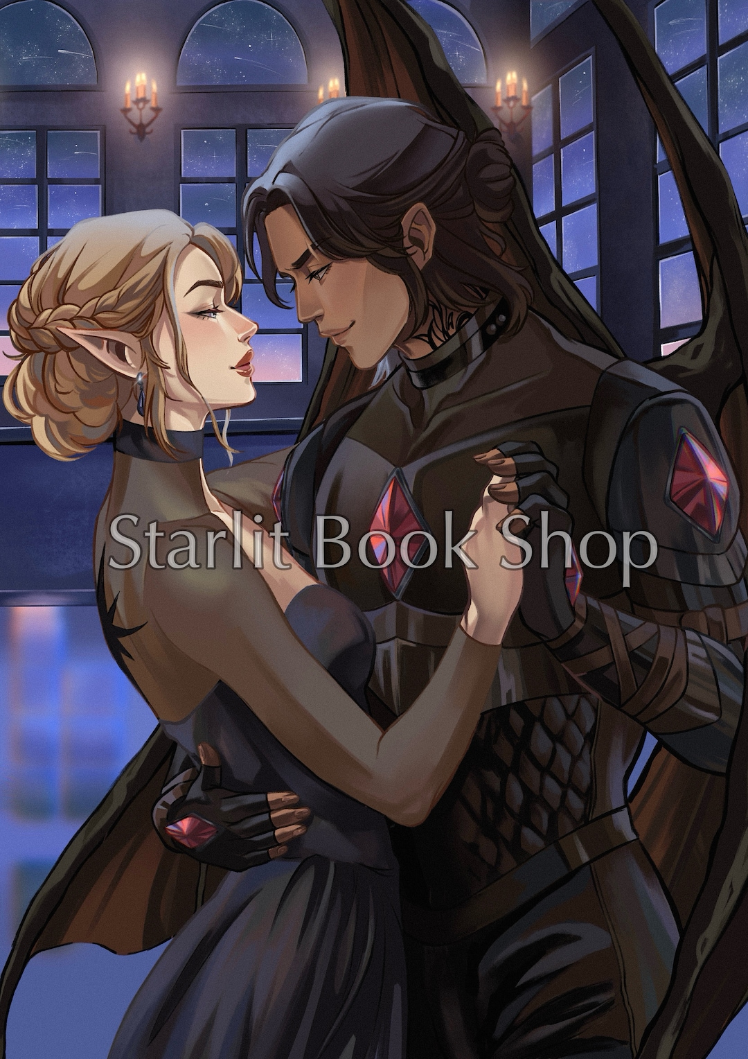 Officially Licensed Nesta X Cassian (nessian) 5x7 Print ACOTAR by