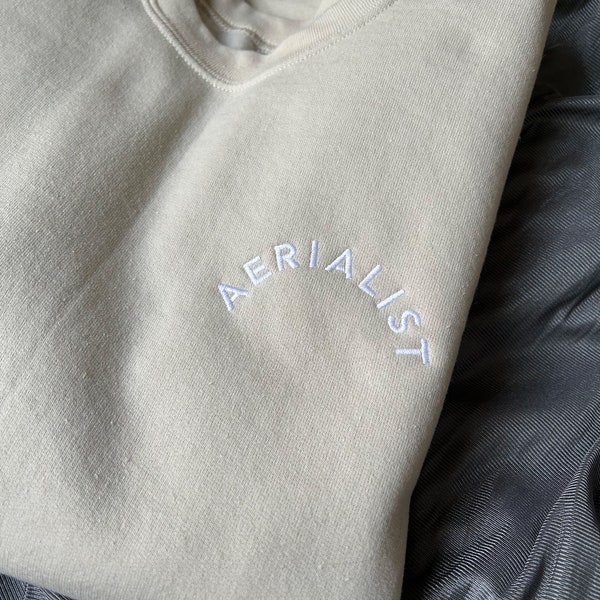 Aerialist - Embroidered - Adult Unisex Crewneck Sweatshirt