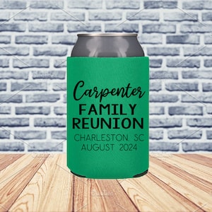 Family  Reunion Party Favor Can Cooler, Family Roots Reunion Celebration Party Favor Drink Holders, Sorority Party Favor Parents Weekend