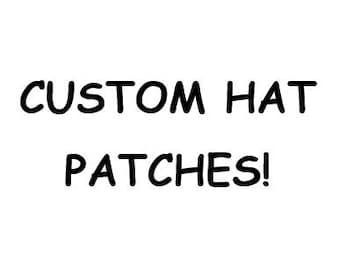 CUSTOM Cowboy Hat Printed Patches / Stickers