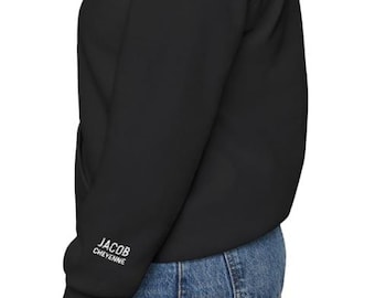 Add Embroidered Name to Long Sleeve Shirt or Hoodie