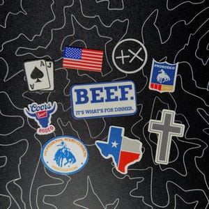 Cowboy Hat Patches / Stickers