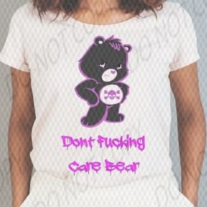 não me importo, urso svg
