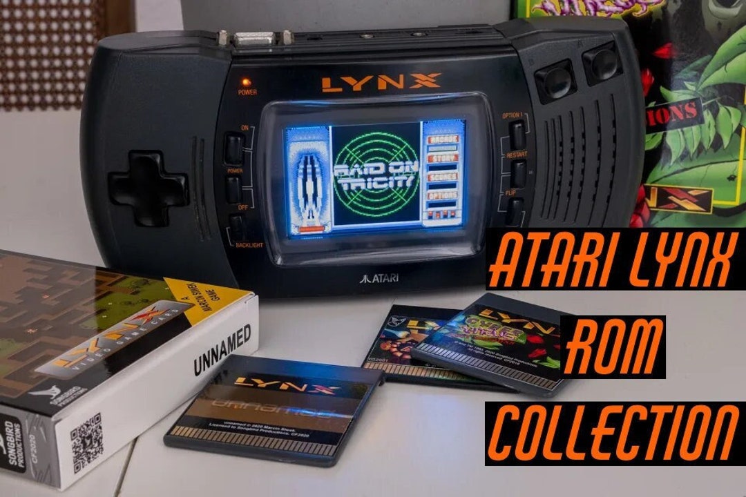Atari Lynx Ultimate Roms Collection Boxart Etsy