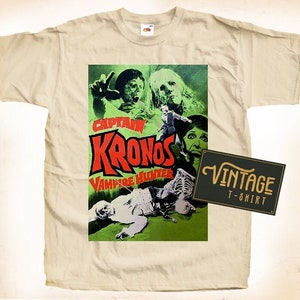 Captain Kronos V2 TShirt Vintage Natural color Men&#39;s TShirt DTG Digital Print SIZES S M L XL 2XL 3XL 4XL 5XL