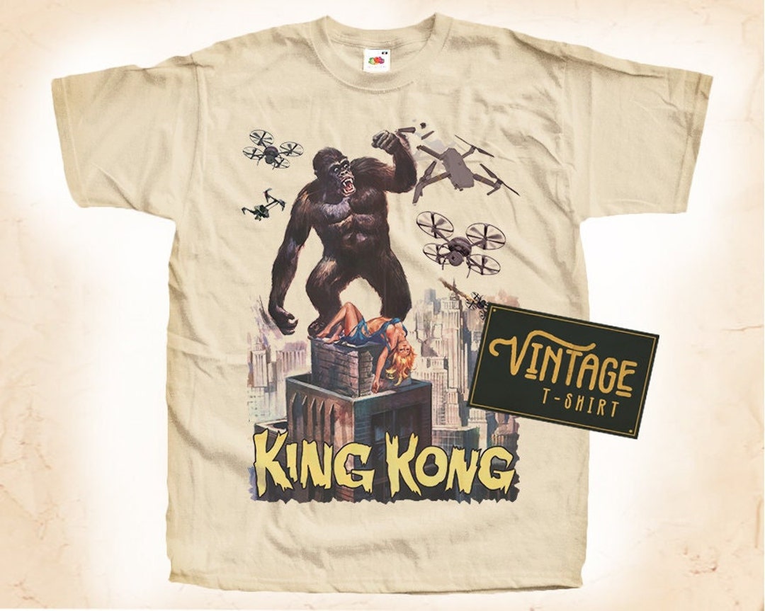 Men's Plus Size KING KONG Round Neck T-Shirt main image 0