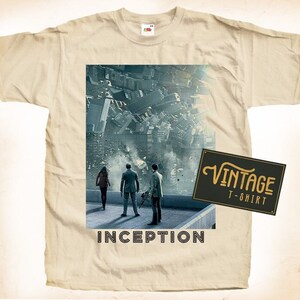 Inception V3 TShirt Vintage Natural color Men&#39;s TShirt DTG Digital Print SIZES S M L XL 2XL 3XL 4XL 5XL