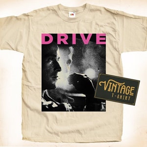Drive V1 TShirt Vintage Natural color Men&#39;s TShirt DTG Digital Print SIZES S M L XL 2XL 3XL 4XL 5XL
