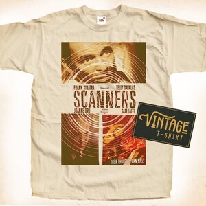 Scanners TShirt Vintage Natural color Men&#39;s TShirt DTG Digital Print SIZES S M L XL 2XL 3XL 4XL 5XL