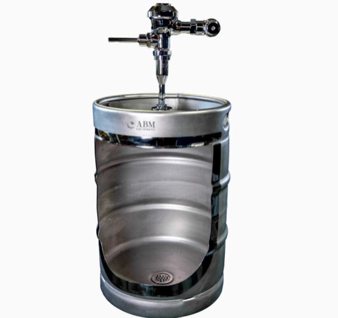 Wall Mounting Keg Urinal FULL Keg Etsy