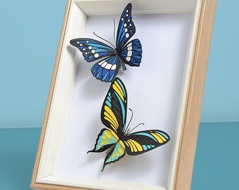 Schmetterling: DIY Papierminiatur-Bausatz 3D-Modell