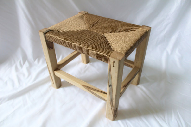 BurlAndFeather Danish Cord Stool - Thumbnail 4