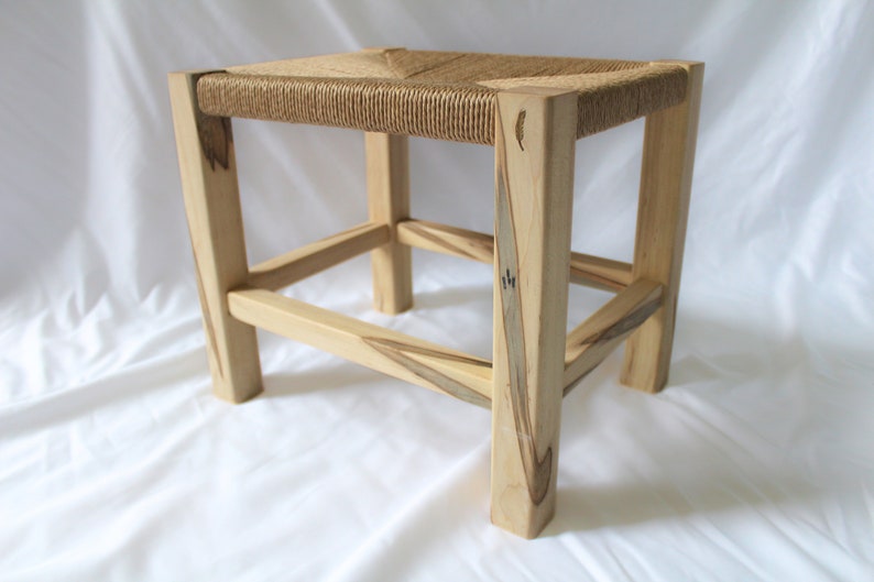 BurlAndFeather Danish Cord Stool - Thumbnail 2