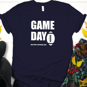Camiseta de dia de jogo, pontuação, camisa de futebol, camiseta de futebol homerun, camisa de futebol engraçada, camisetas de gameday, camisetas esportivas engraçadas, camiseta de grande jogo