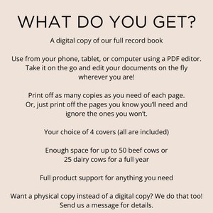 The Complete Cattle Record Book - Digital Copy image 2