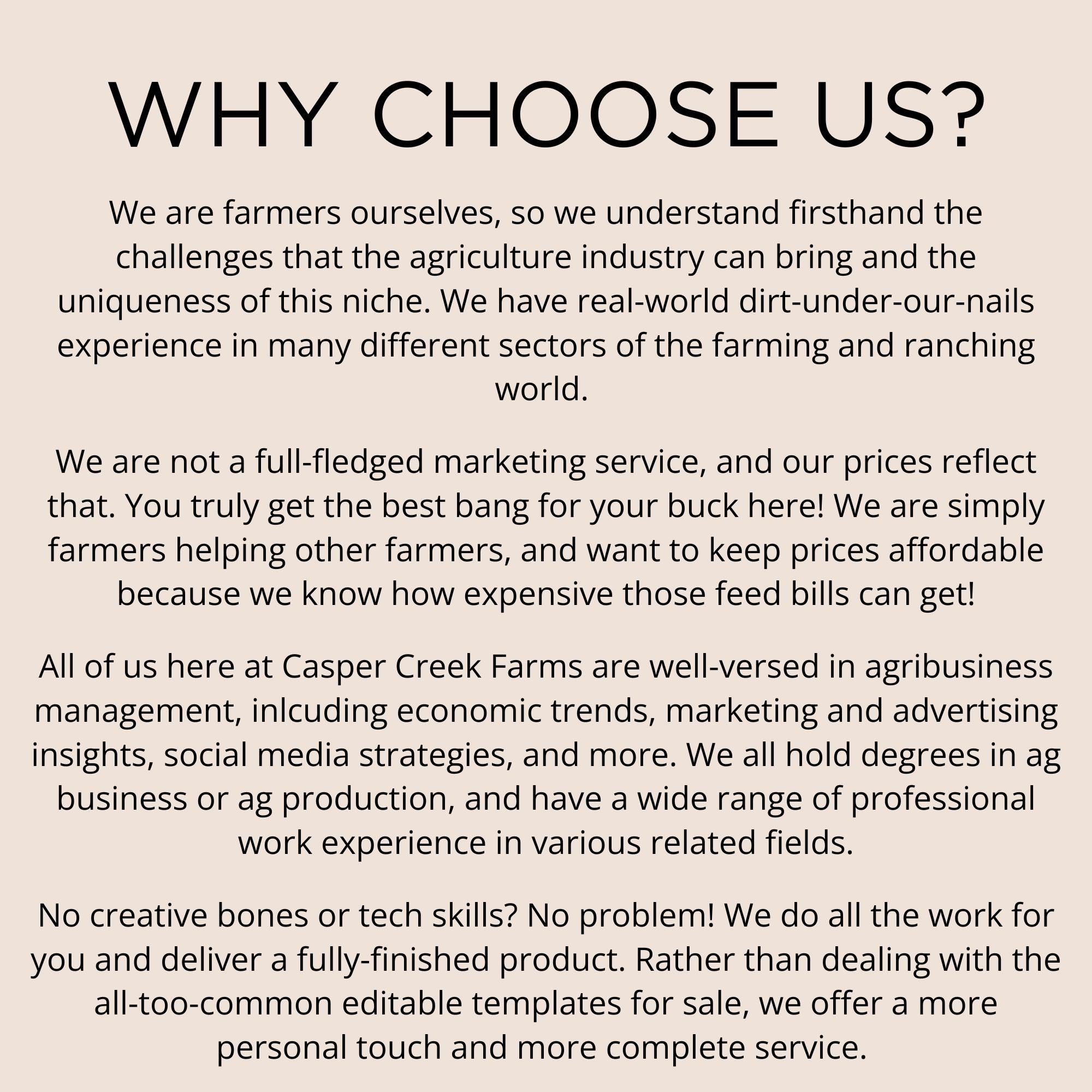 Custom Branded Template Bundle for Customer-facing Documents - for Farm ...