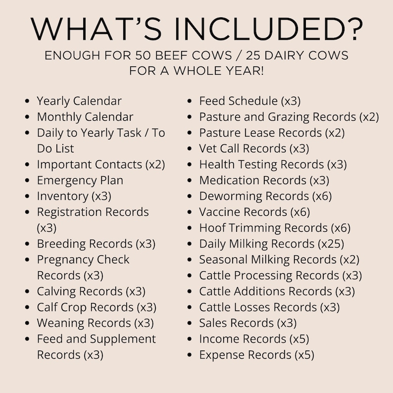 The Complete Cattle Record Book - Digital Copy image 4