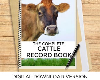The Complete Cattle Record Book - Digital Copy