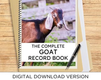The Complete Goat Record Book - Digital Copy