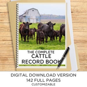 The Complete Cattle Record Book - Digital Copy