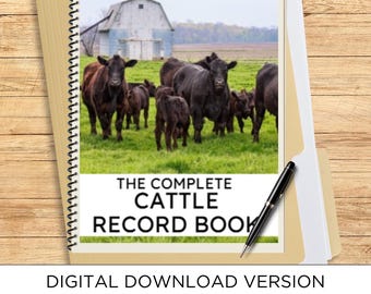 The Complete Cattle Record Book - Digital Copy
